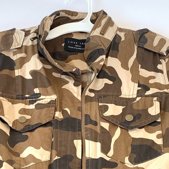 Love Tree Camo Anorak Jacket Small - Picture 4 of 13